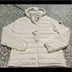 Abercrombie & Fitch White Jacket